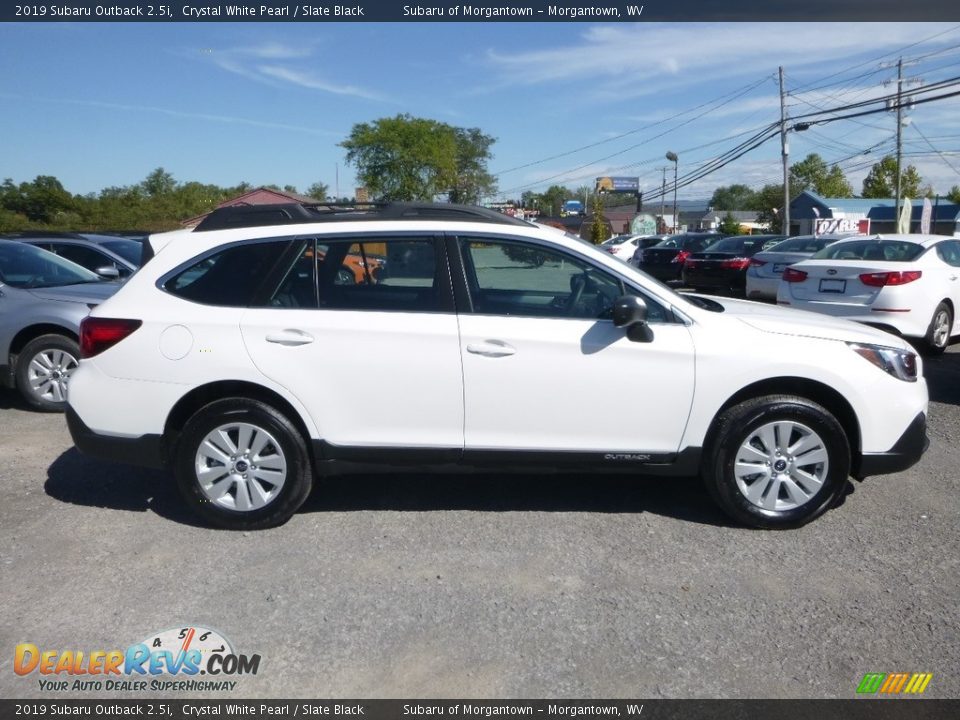 2019 Subaru Outback 2.5i Crystal White Pearl / Slate Black Photo #3