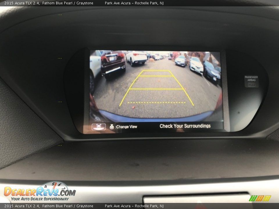 2015 Acura TLX 2.4 Fathom Blue Pearl / Graystone Photo #10