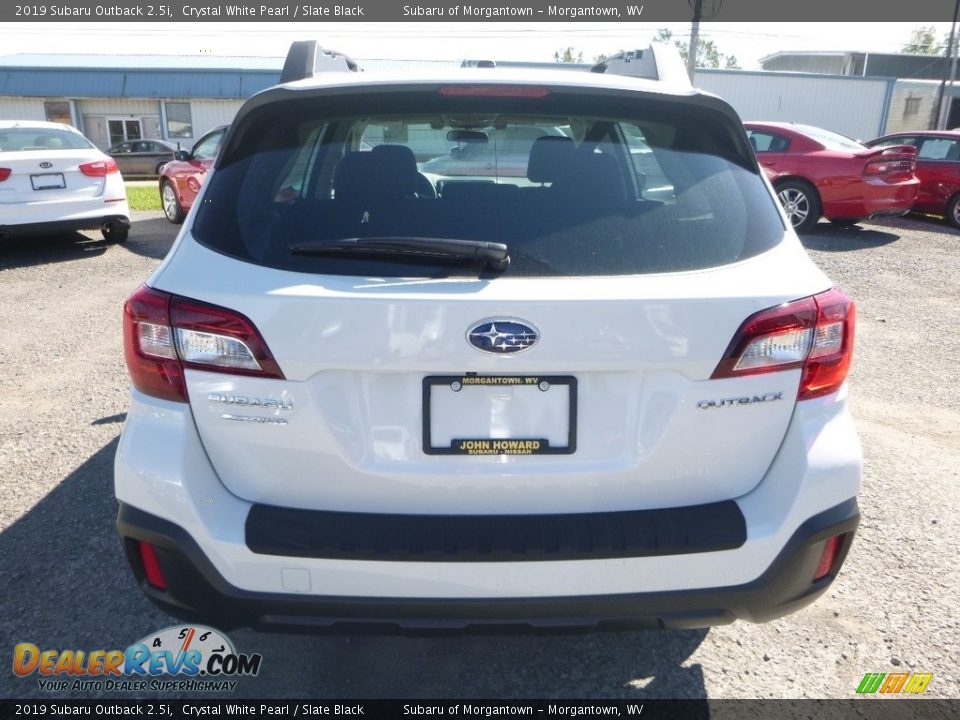2019 Subaru Outback 2.5i Crystal White Pearl / Slate Black Photo #5