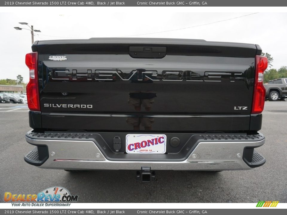 2019 Chevrolet Silverado 1500 LTZ Crew Cab 4WD Black / Jet Black Photo #14