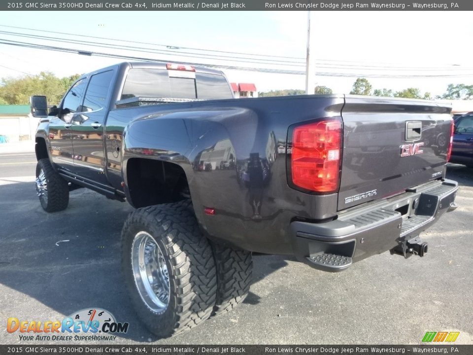 2015 GMC Sierra 3500HD Denali Crew Cab 4x4 Iridium Metallic / Denali Jet Black Photo #3