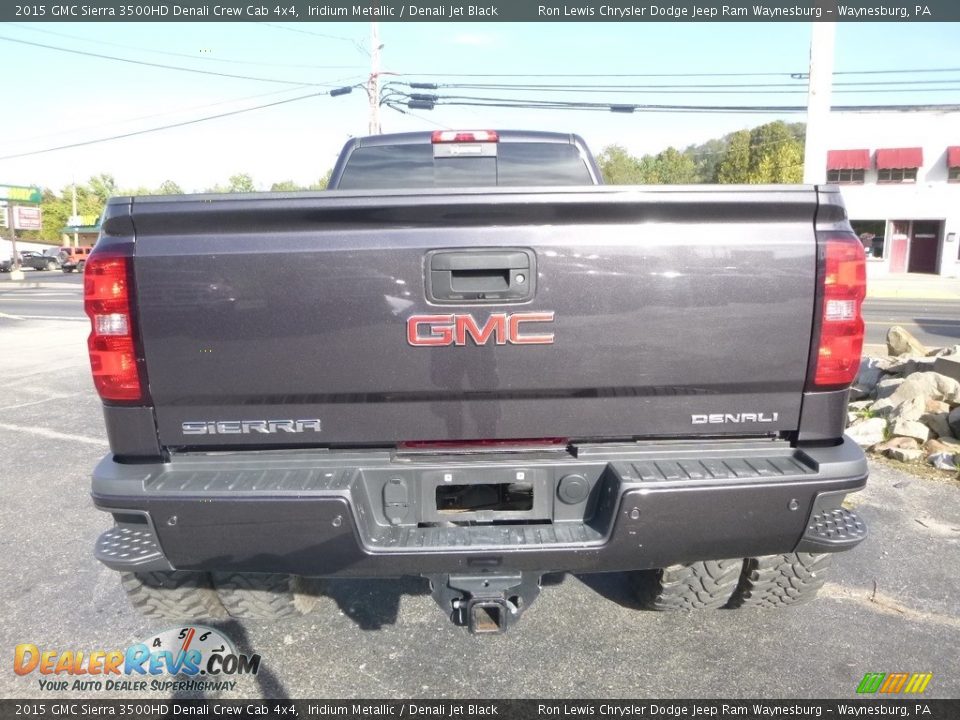 2015 GMC Sierra 3500HD Denali Crew Cab 4x4 Iridium Metallic / Denali Jet Black Photo #4