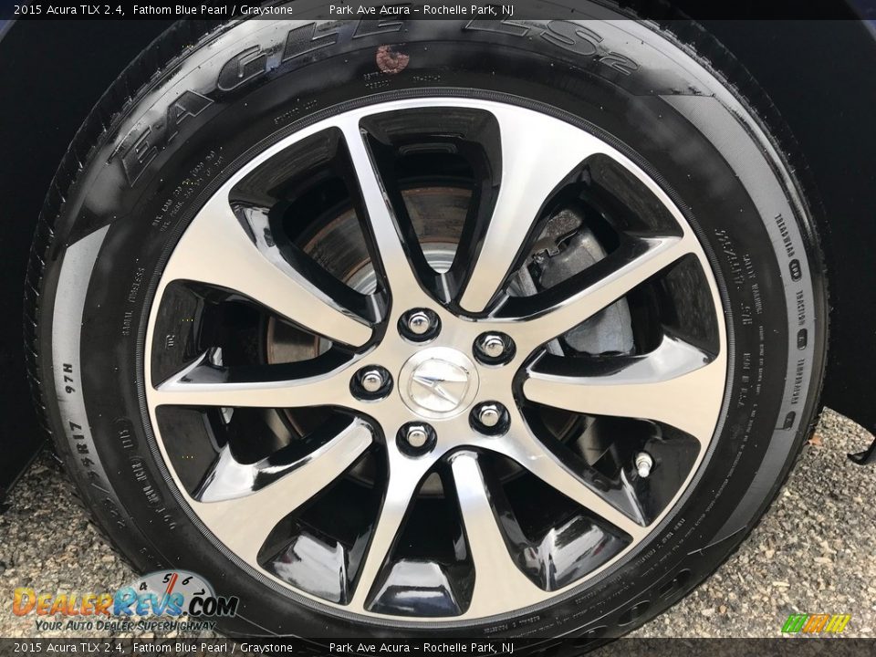 2015 Acura TLX 2.4 Fathom Blue Pearl / Graystone Photo #13