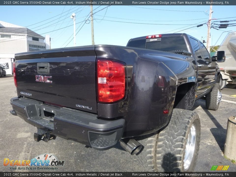 2015 GMC Sierra 3500HD Denali Crew Cab 4x4 Iridium Metallic / Denali Jet Black Photo #5