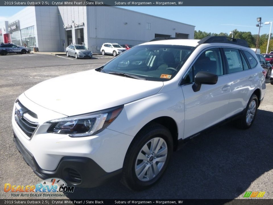 2019 Subaru Outback 2.5i Crystal White Pearl / Slate Black Photo #8
