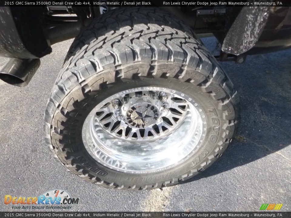 2015 GMC Sierra 3500HD Denali Crew Cab 4x4 Iridium Metallic / Denali Jet Black Photo #6