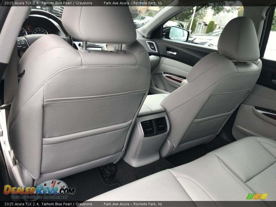 2015 Acura TLX 2.4 Fathom Blue Pearl / Graystone Photo #15