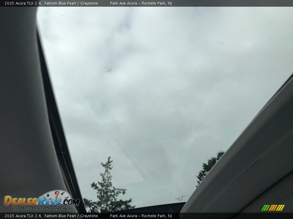 2015 Acura TLX 2.4 Fathom Blue Pearl / Graystone Photo #16