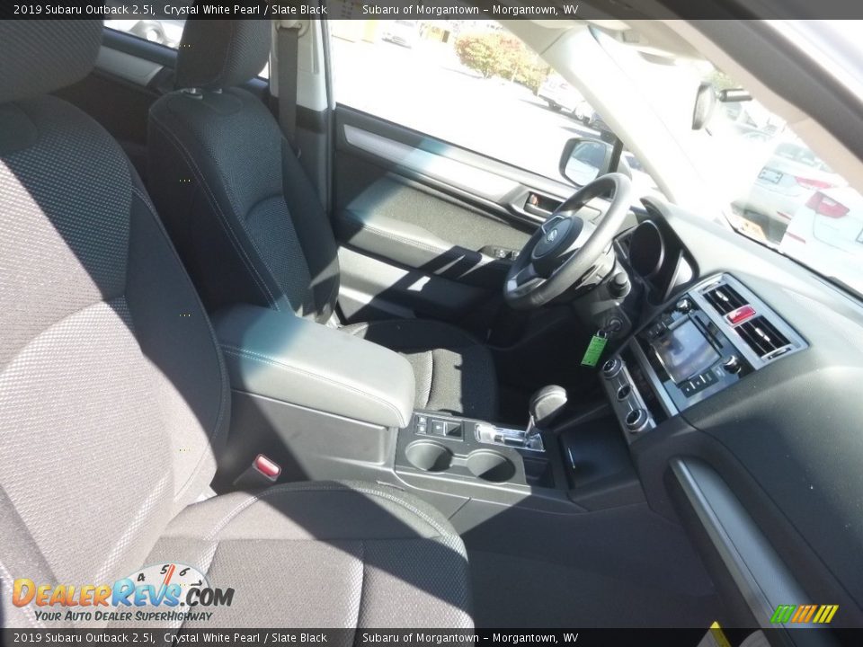2019 Subaru Outback 2.5i Crystal White Pearl / Slate Black Photo #10