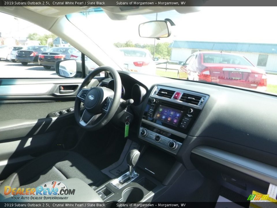 2019 Subaru Outback 2.5i Crystal White Pearl / Slate Black Photo #11