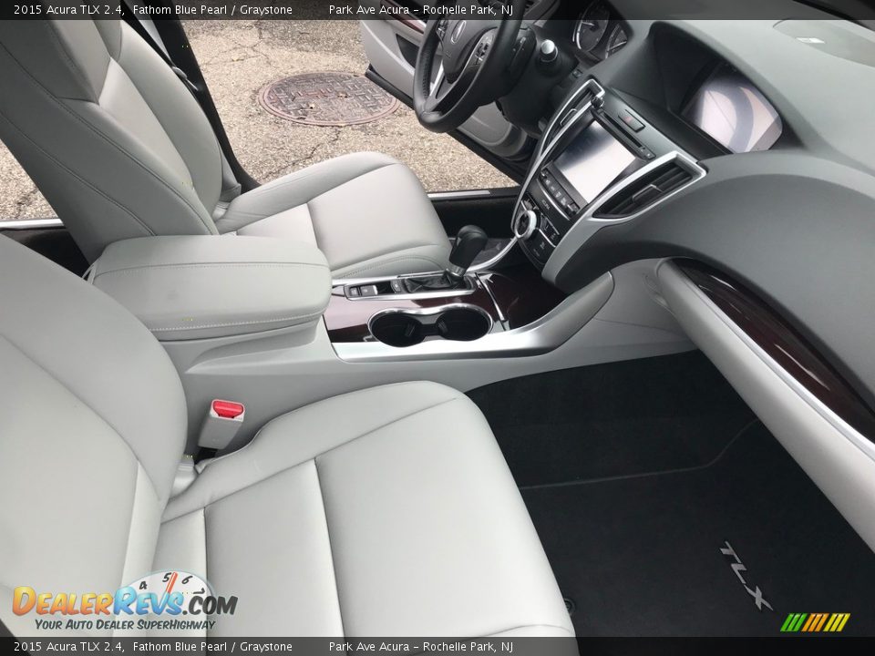 2015 Acura TLX 2.4 Fathom Blue Pearl / Graystone Photo #20