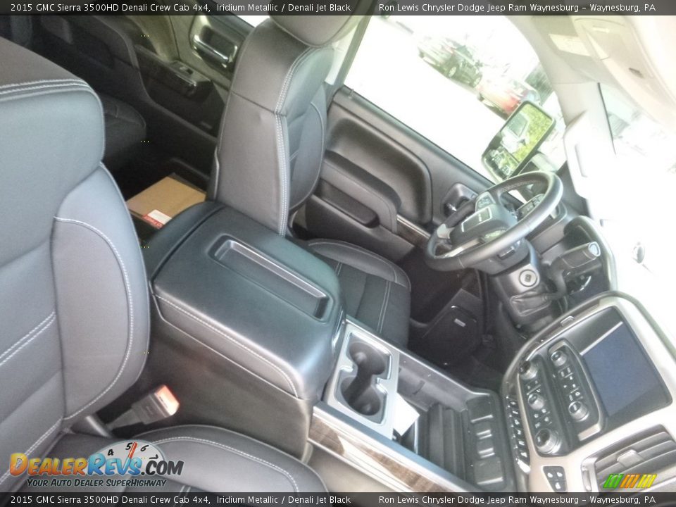 2015 GMC Sierra 3500HD Denali Crew Cab 4x4 Iridium Metallic / Denali Jet Black Photo #10