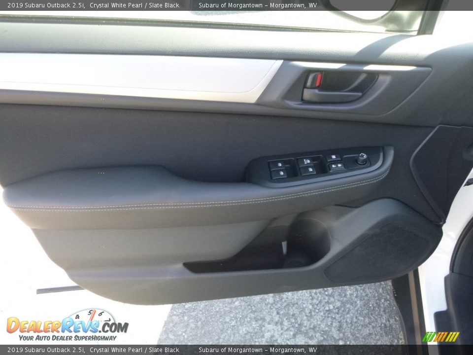 2019 Subaru Outback 2.5i Crystal White Pearl / Slate Black Photo #13