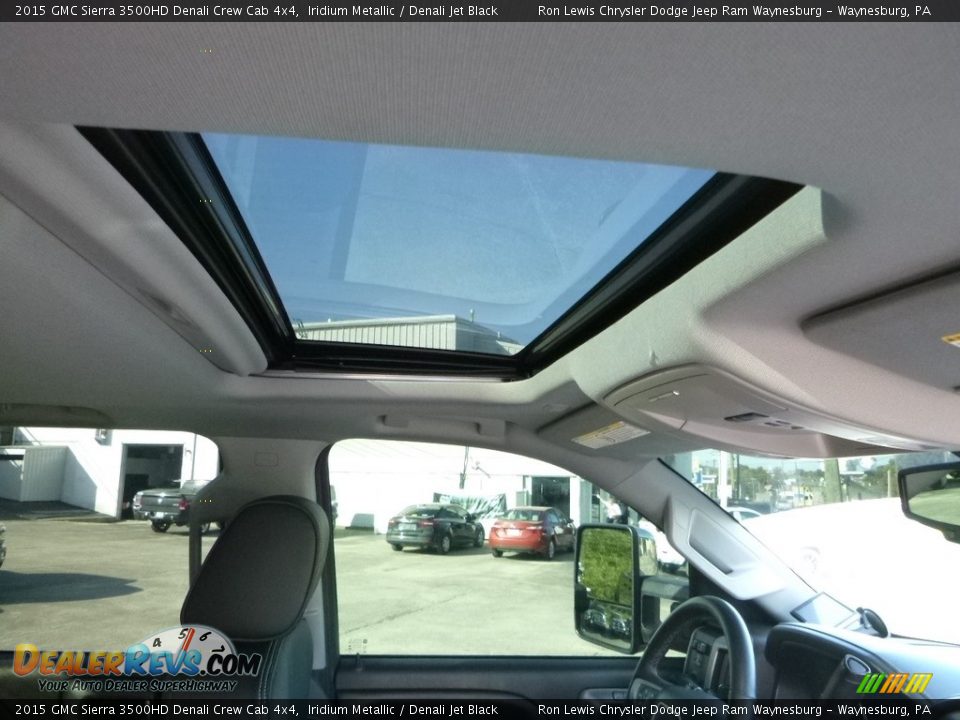 2015 GMC Sierra 3500HD Denali Crew Cab 4x4 Iridium Metallic / Denali Jet Black Photo #11