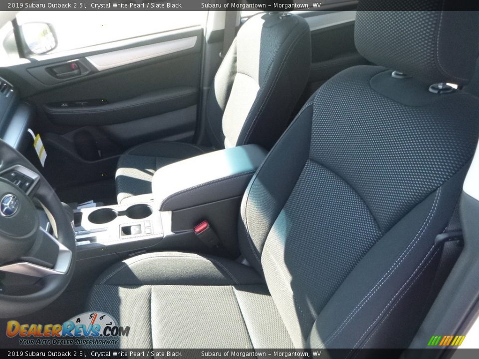 2019 Subaru Outback 2.5i Crystal White Pearl / Slate Black Photo #14