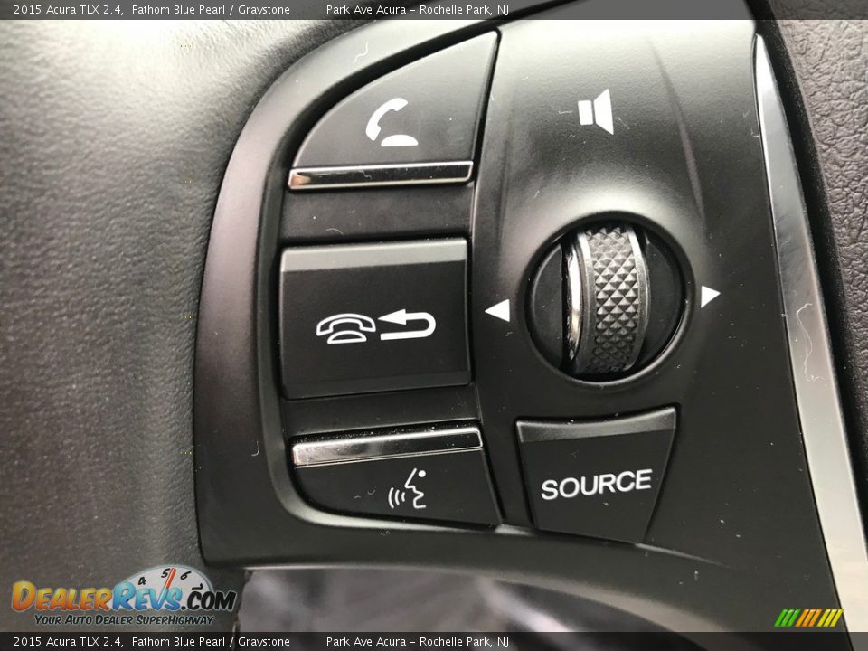 2015 Acura TLX 2.4 Fathom Blue Pearl / Graystone Photo #25