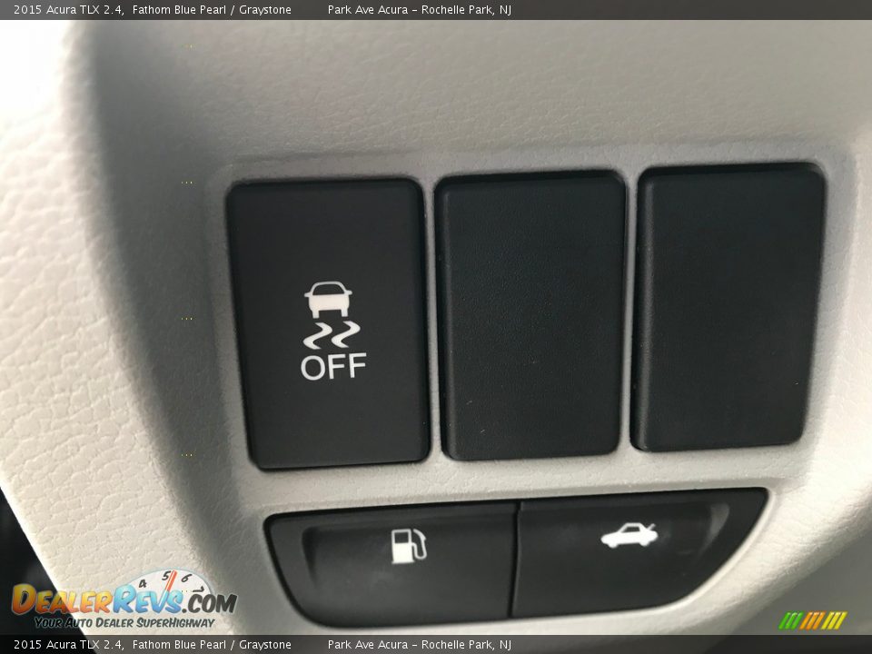 2015 Acura TLX 2.4 Fathom Blue Pearl / Graystone Photo #27