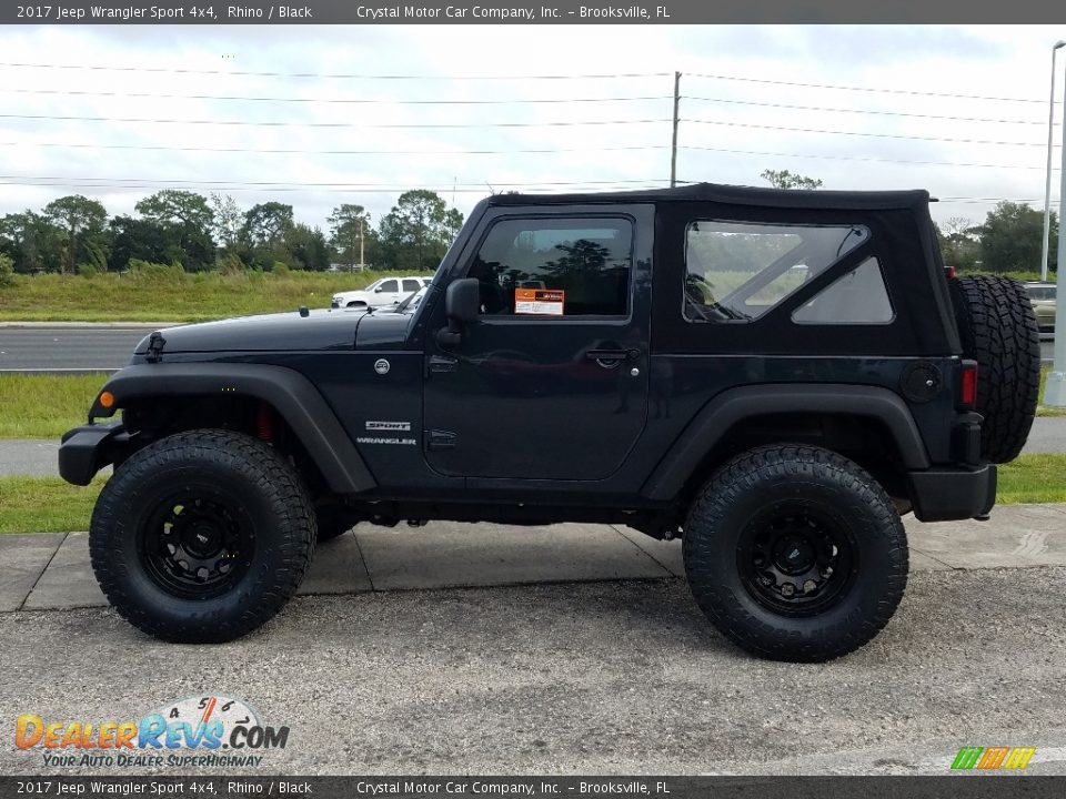 2017 Jeep Wrangler Sport 4x4 Rhino / Black Photo #2