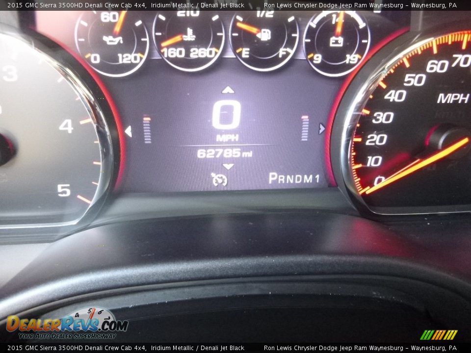 2015 GMC Sierra 3500HD Denali Crew Cab 4x4 Iridium Metallic / Denali Jet Black Photo #18