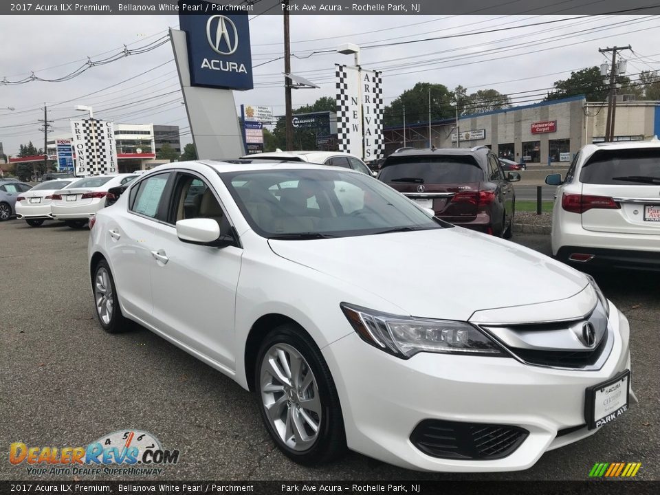 2017 Acura ILX Premium Bellanova White Pearl / Parchment Photo #1