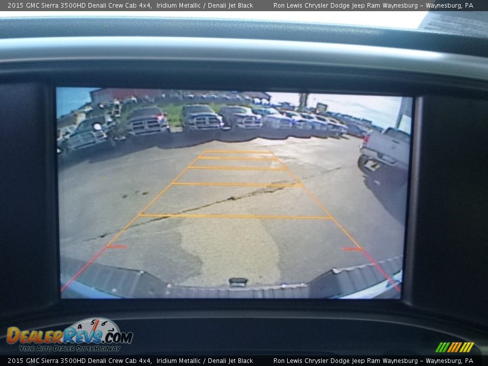 2015 GMC Sierra 3500HD Denali Crew Cab 4x4 Iridium Metallic / Denali Jet Black Photo #19