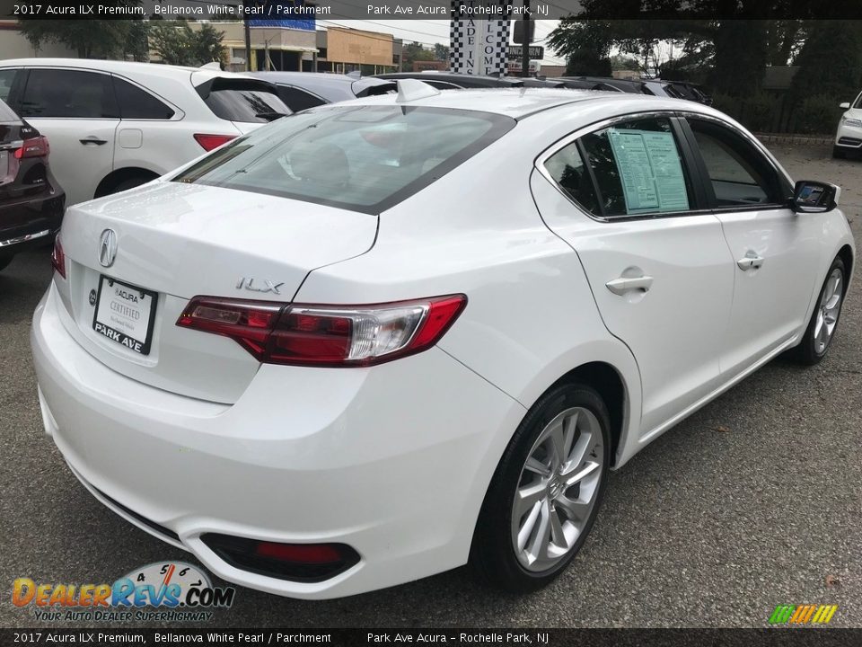 2017 Acura ILX Premium Bellanova White Pearl / Parchment Photo #6