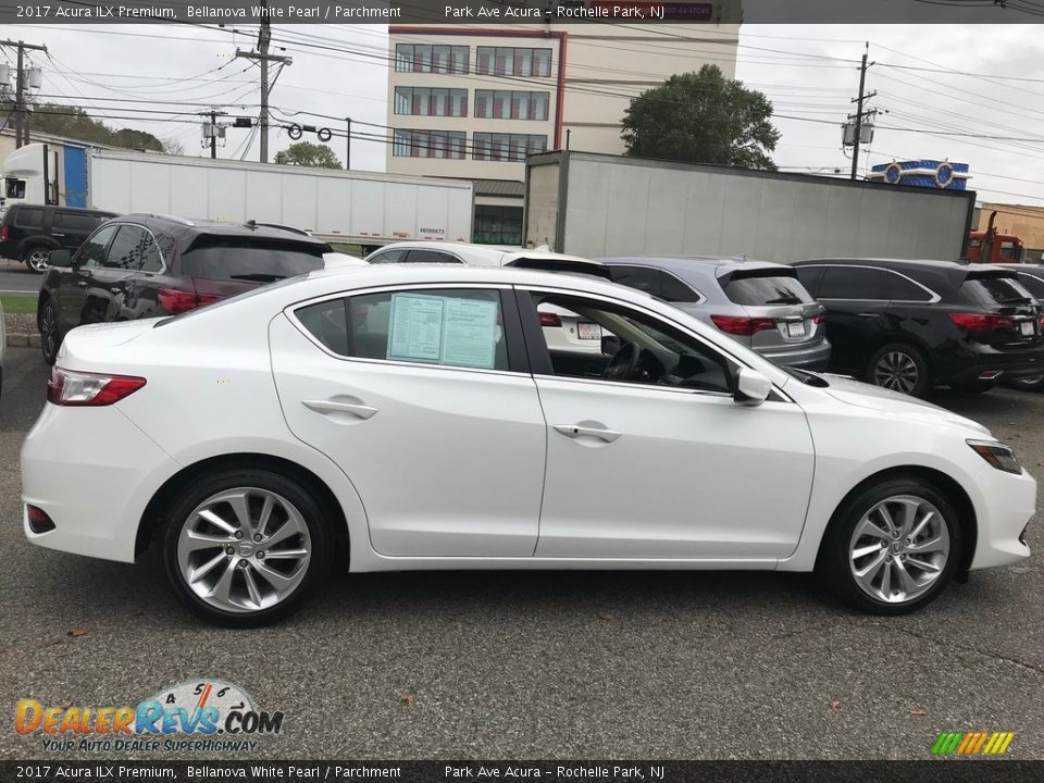 2017 Acura ILX Premium Bellanova White Pearl / Parchment Photo #7