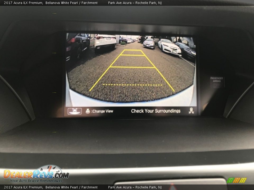 2017 Acura ILX Premium Bellanova White Pearl / Parchment Photo #9