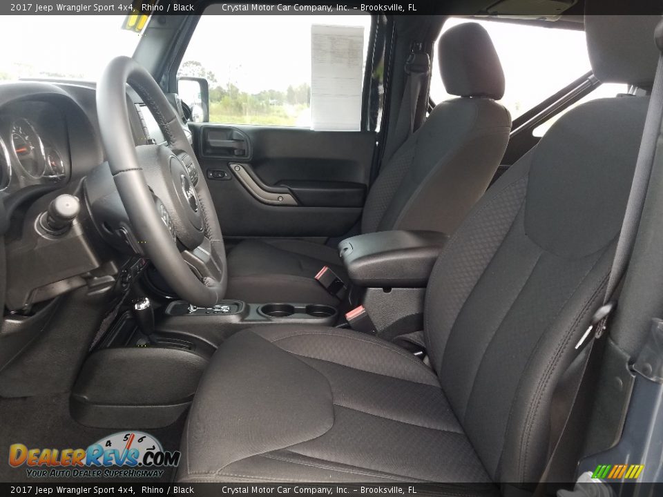 2017 Jeep Wrangler Sport 4x4 Rhino / Black Photo #9