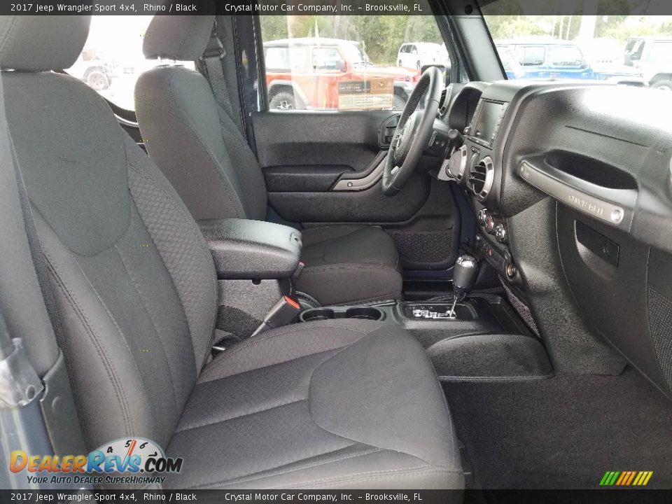 2017 Jeep Wrangler Sport 4x4 Rhino / Black Photo #12