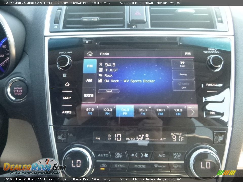 2019 Subaru Outback 2.5i Limited Cinnamon Brown Pearl / Warm Ivory Photo #16