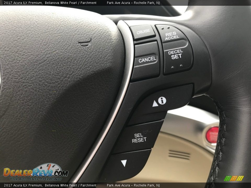 2017 Acura ILX Premium Bellanova White Pearl / Parchment Photo #19