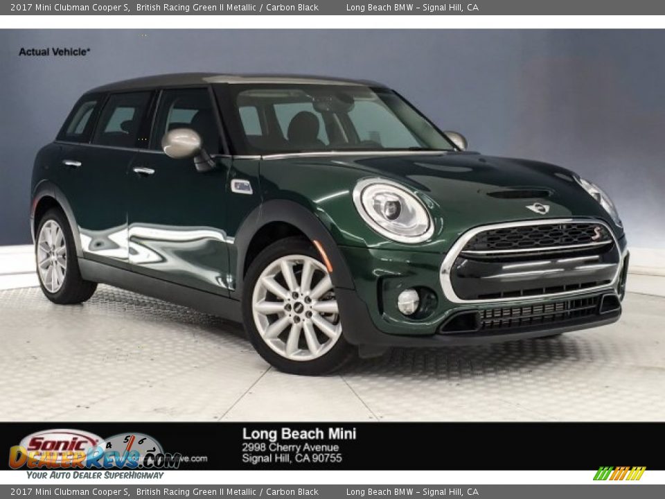 2017 Mini Clubman Cooper S British Racing Green II Metallic / Carbon Black Photo #1