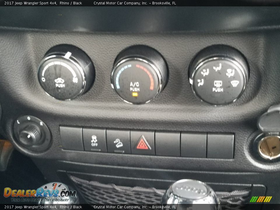 2017 Jeep Wrangler Sport 4x4 Rhino / Black Photo #16