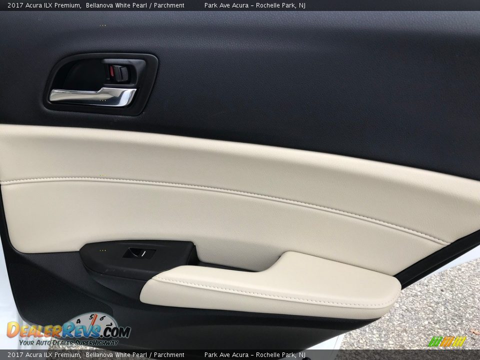 2017 Acura ILX Premium Bellanova White Pearl / Parchment Photo #22