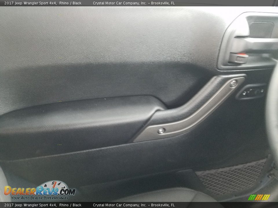 2017 Jeep Wrangler Sport 4x4 Rhino / Black Photo #17