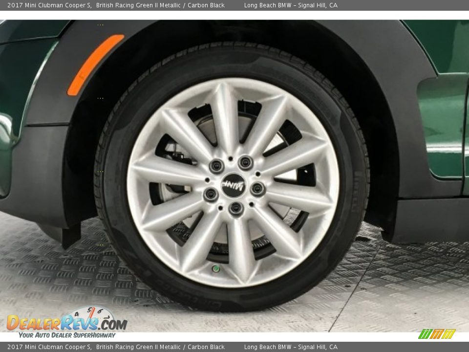 2017 Mini Clubman Cooper S British Racing Green II Metallic / Carbon Black Photo #8