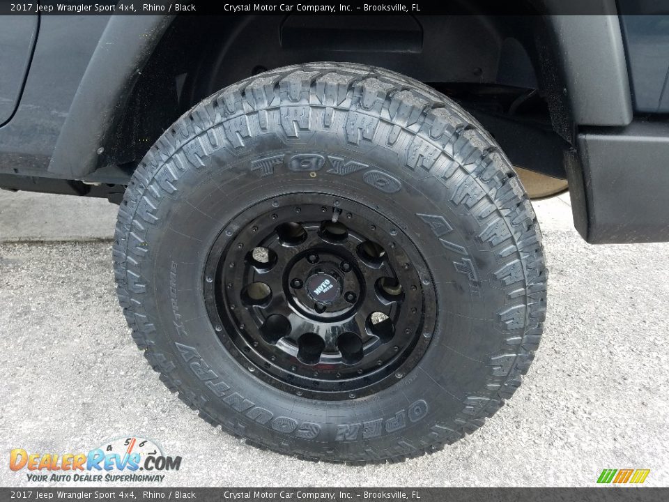 2017 Jeep Wrangler Sport 4x4 Rhino / Black Photo #20