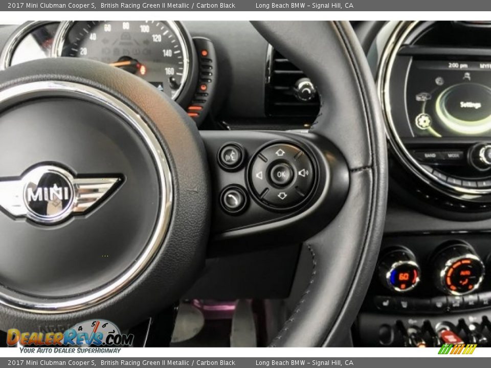 2017 Mini Clubman Cooper S British Racing Green II Metallic / Carbon Black Photo #14