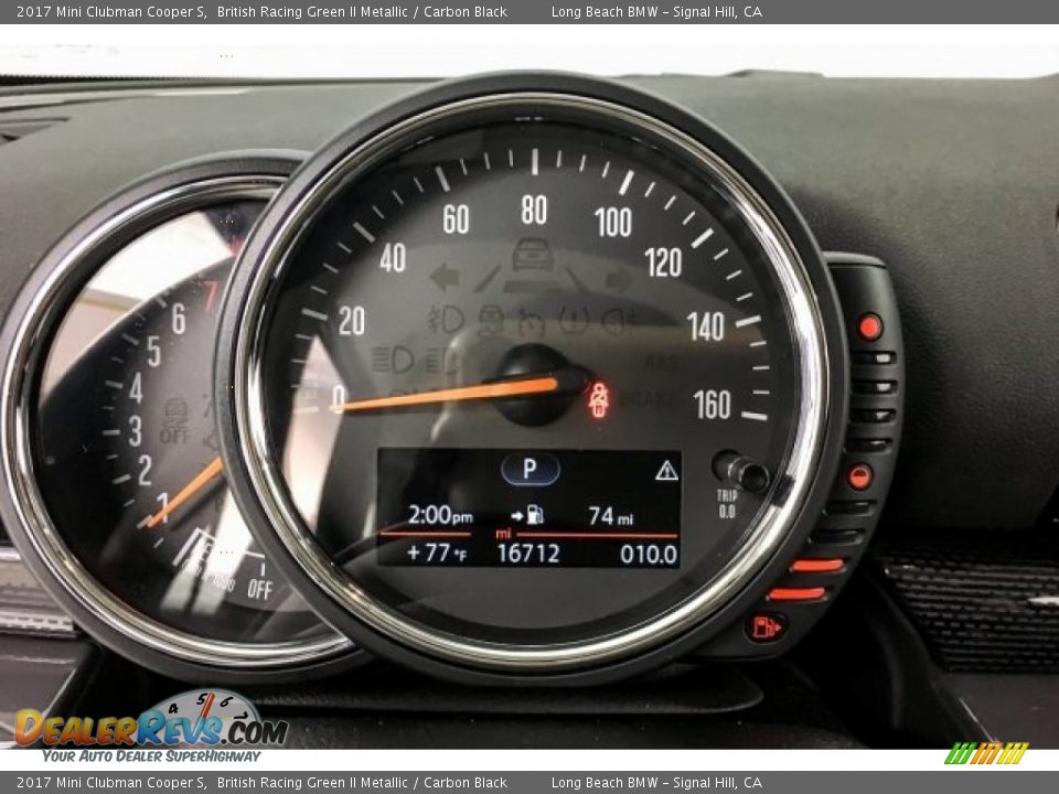 2017 Mini Clubman Cooper S British Racing Green II Metallic / Carbon Black Photo #16