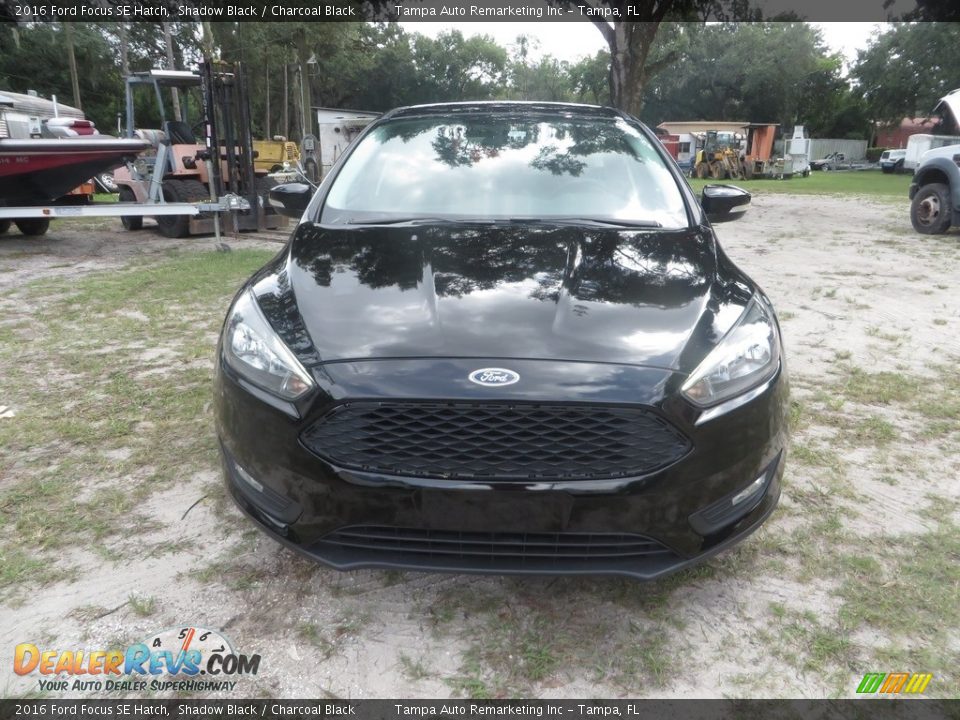 2016 Ford Focus SE Hatch Shadow Black / Charcoal Black Photo #1