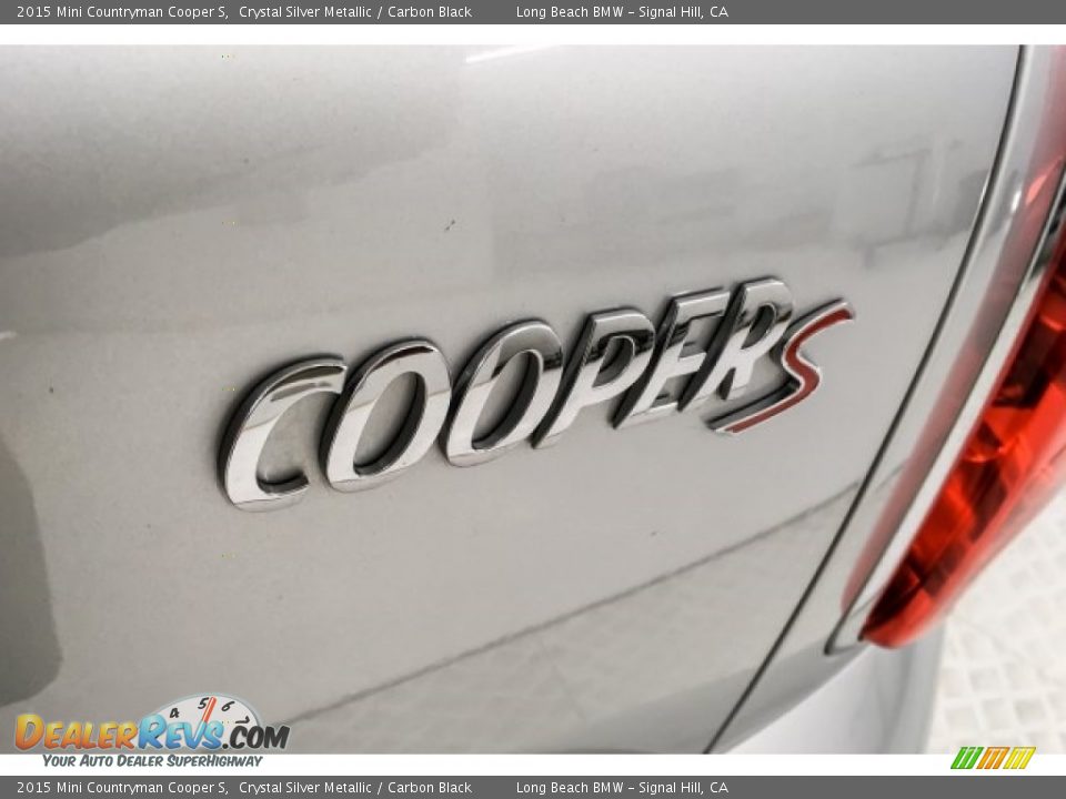 2015 Mini Countryman Cooper S Crystal Silver Metallic / Carbon Black Photo #7