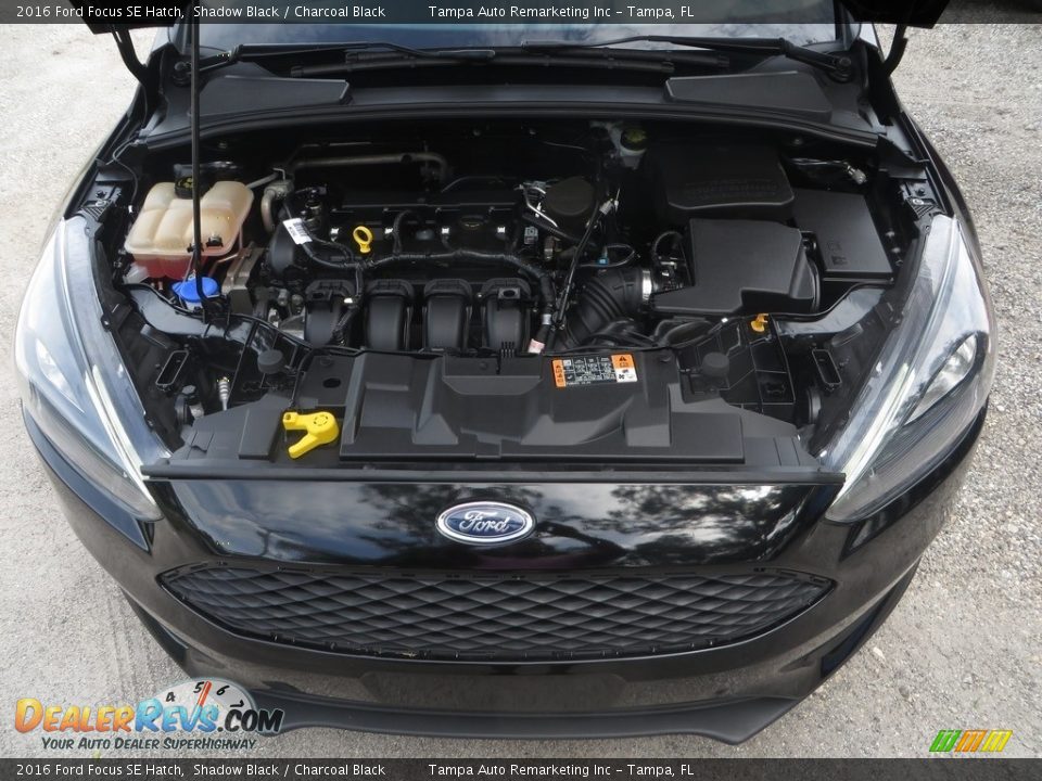 2016 Ford Focus SE Hatch Shadow Black / Charcoal Black Photo #33