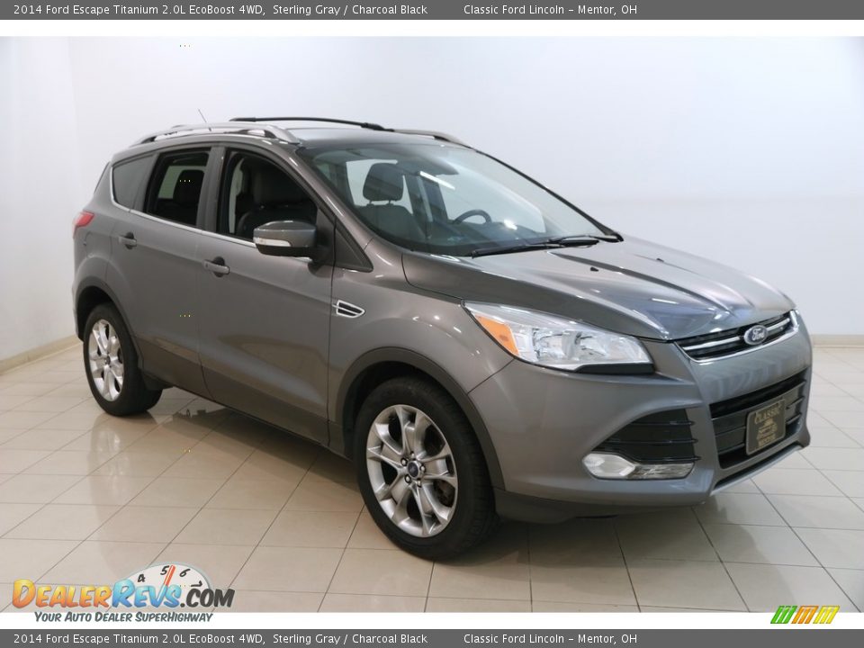 2014 Ford Escape Titanium 2.0L EcoBoost 4WD Sterling Gray / Charcoal Black Photo #1