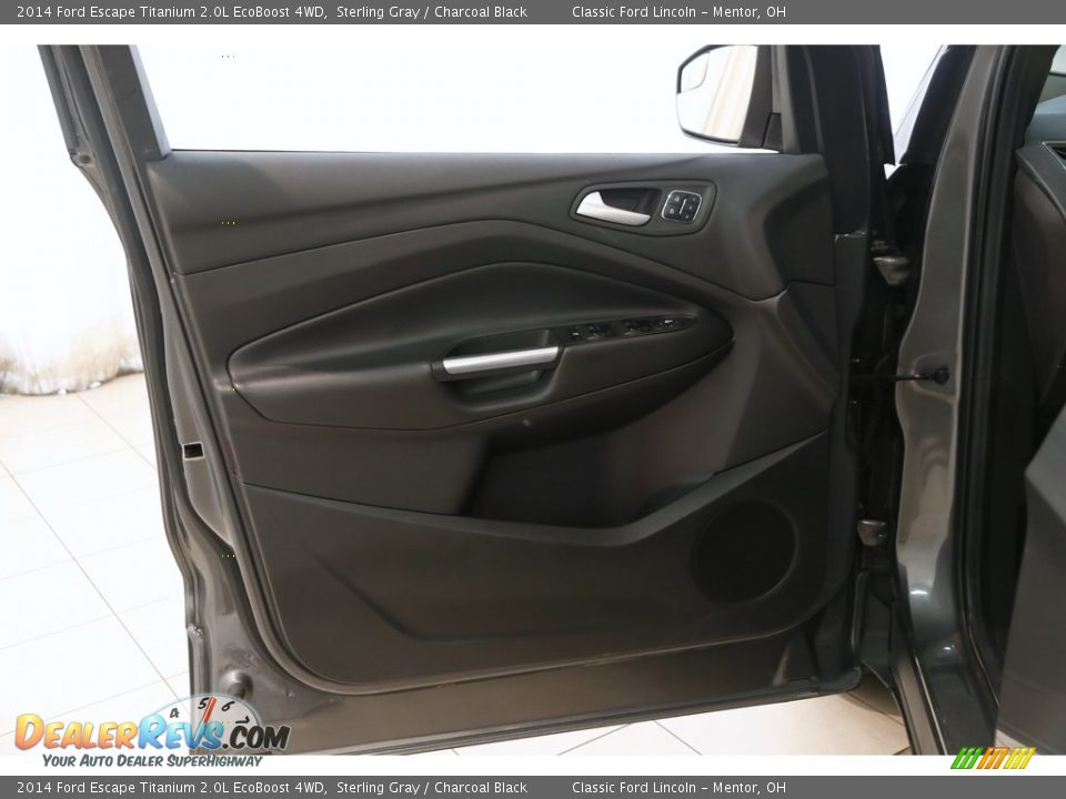 2014 Ford Escape Titanium 2.0L EcoBoost 4WD Sterling Gray / Charcoal Black Photo #5