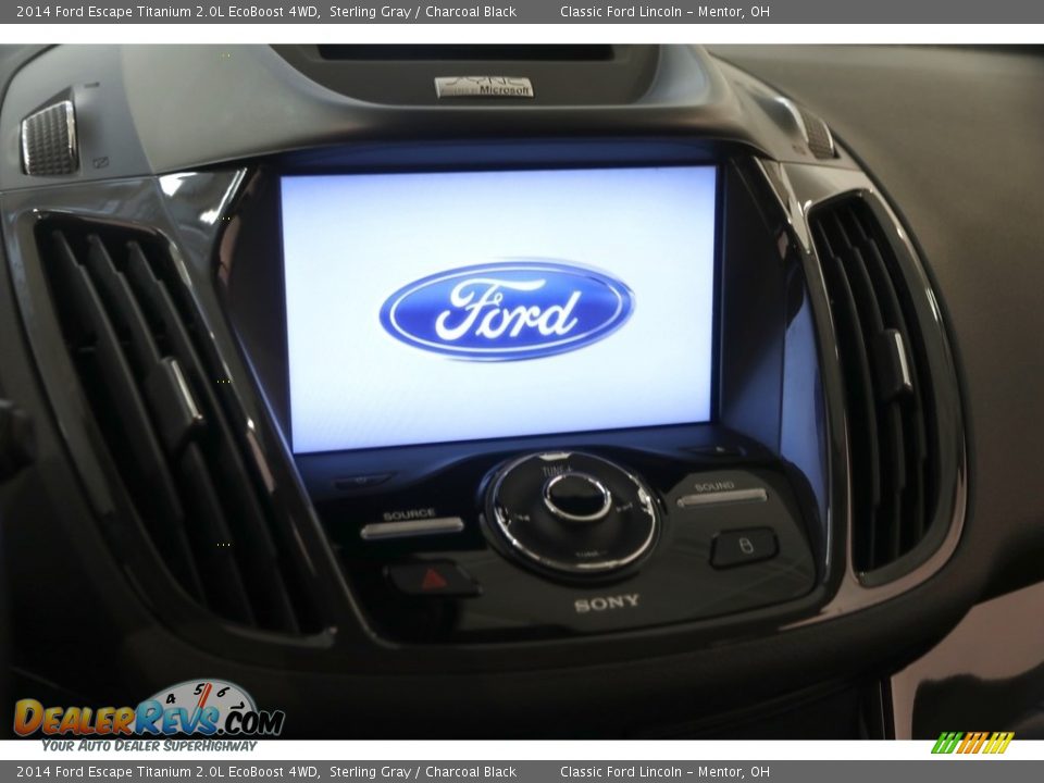2014 Ford Escape Titanium 2.0L EcoBoost 4WD Sterling Gray / Charcoal Black Photo #9