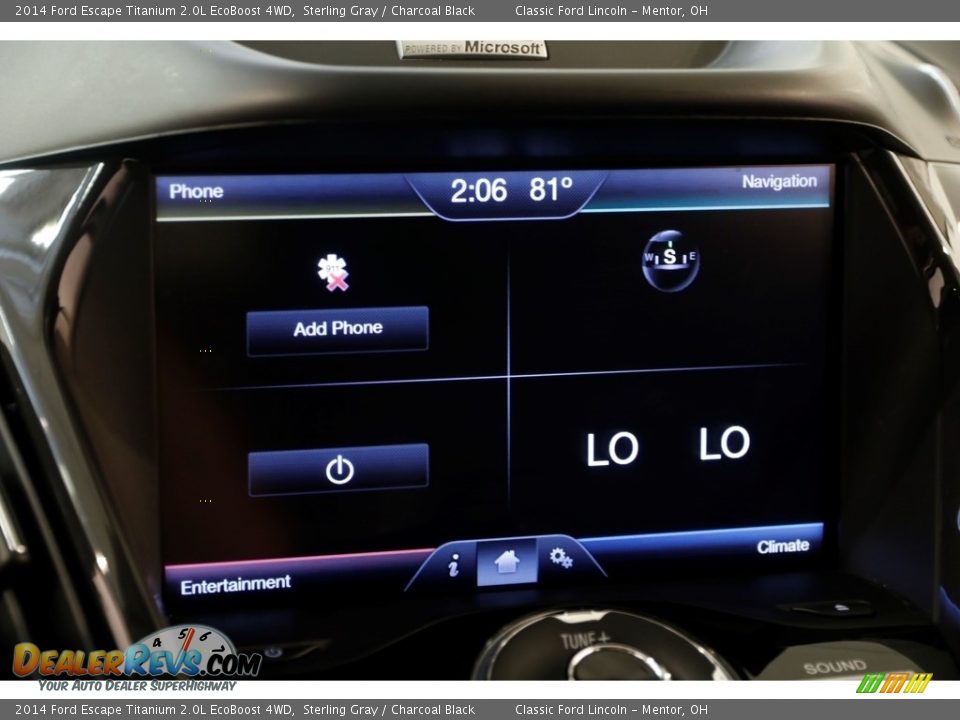 2014 Ford Escape Titanium 2.0L EcoBoost 4WD Sterling Gray / Charcoal Black Photo #10