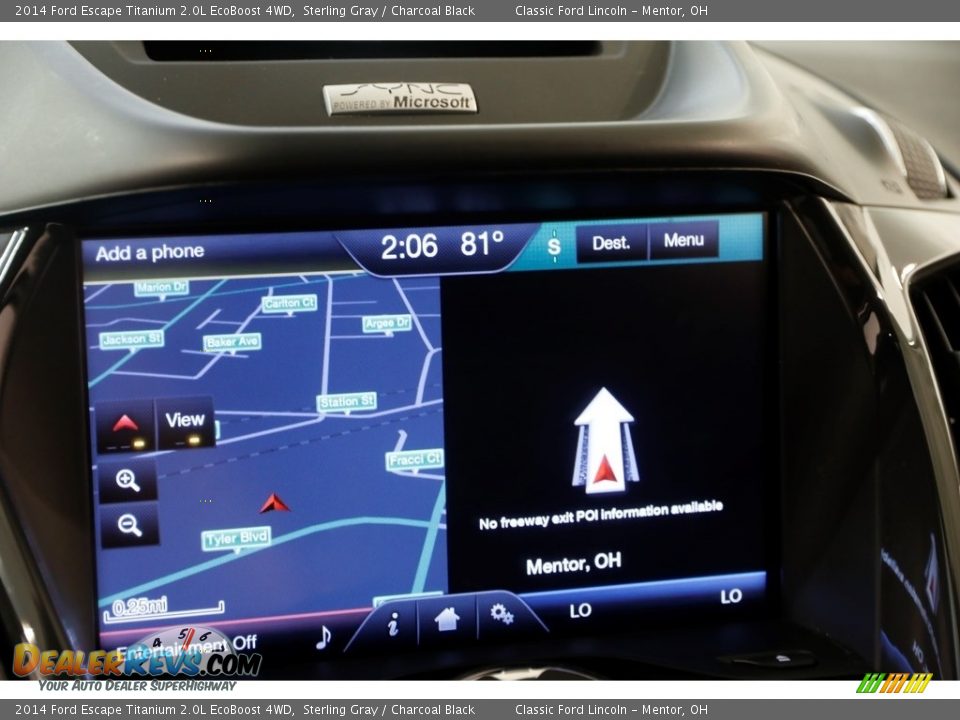 2014 Ford Escape Titanium 2.0L EcoBoost 4WD Sterling Gray / Charcoal Black Photo #11