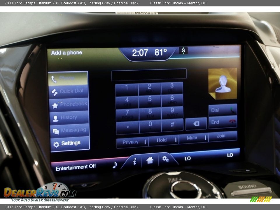 2014 Ford Escape Titanium 2.0L EcoBoost 4WD Sterling Gray / Charcoal Black Photo #12