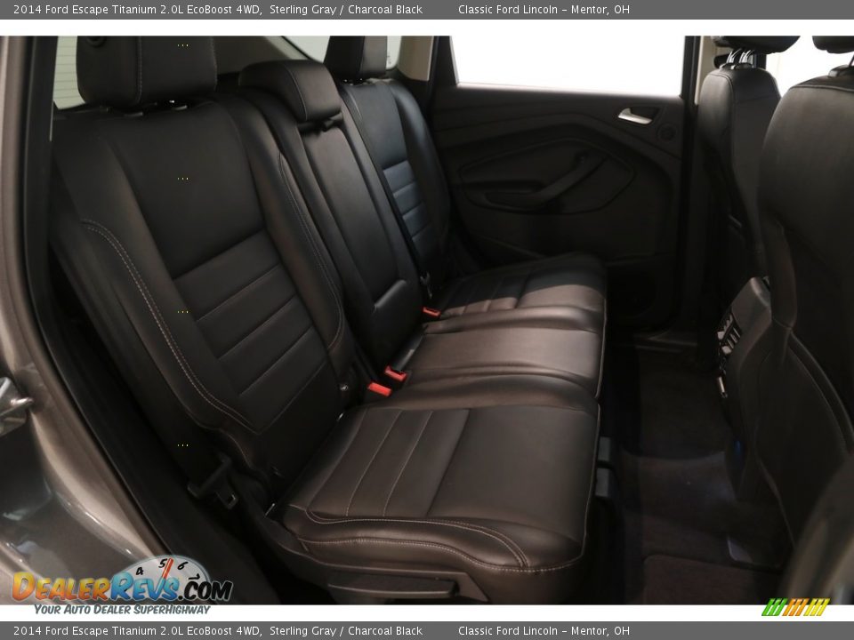 2014 Ford Escape Titanium 2.0L EcoBoost 4WD Sterling Gray / Charcoal Black Photo #16